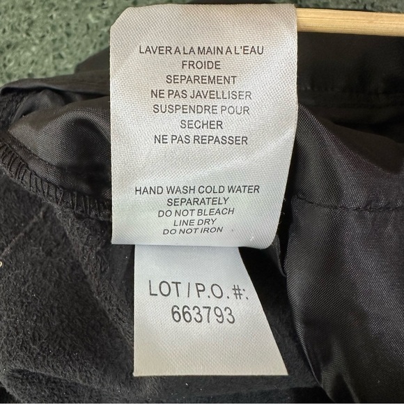 Tribal Brand Faux Leather Black Knee Length Skirt Size 12 - Picture 4 of 5